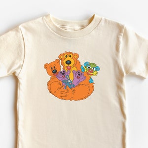 Bear in the Big Blue House Toddler T-shirt, TV Show Shirt, Television Series Tee, Crewneck Clothing, Unisex Apparel, Playhouse Disney, Retro