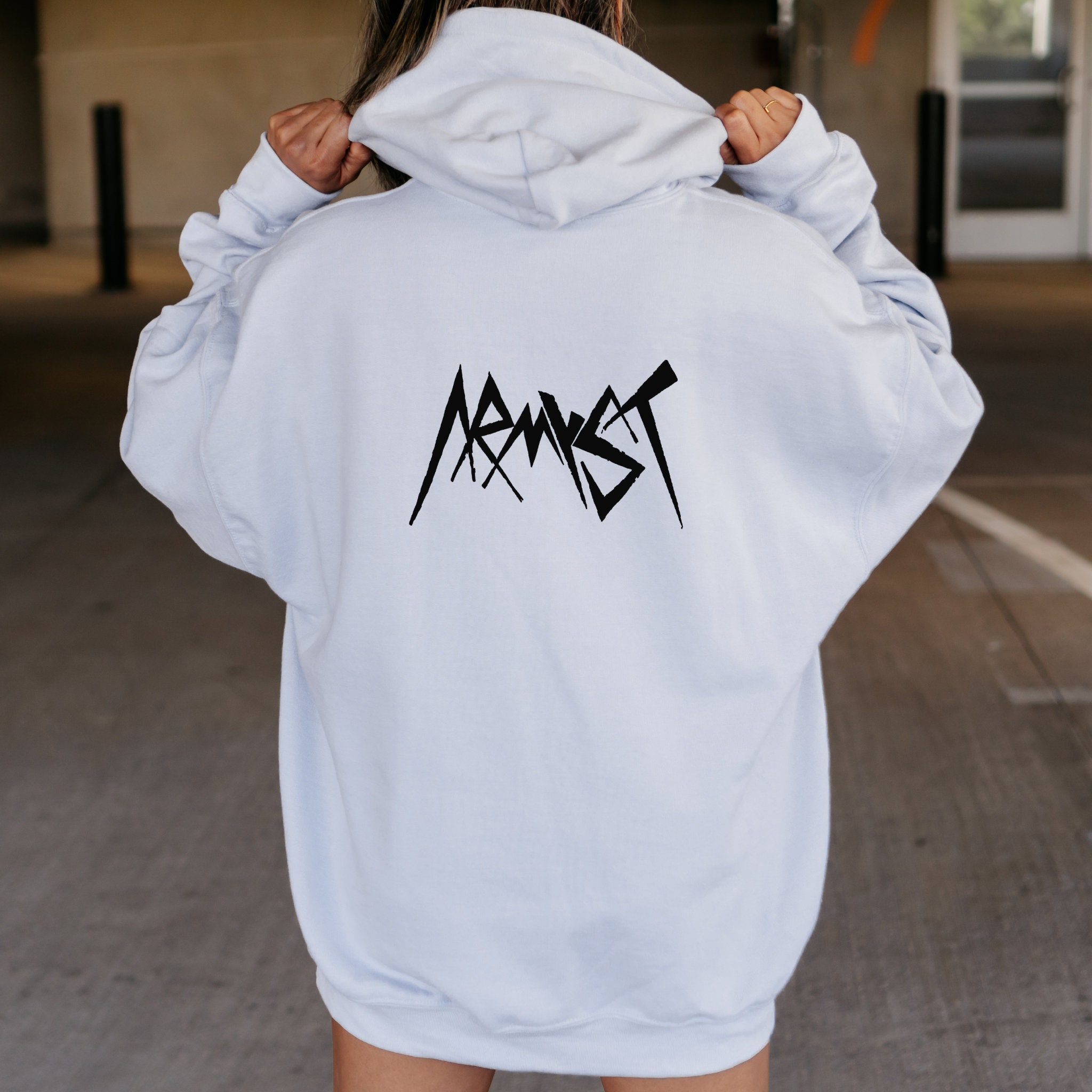 グク パーカー ARMYST ZIP-UP HOODY 〔WHITE〕公式 - K-POP/アジア