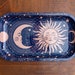 Sun & Moon Rolling Tray | Decorative Metal Tray - Perfect for Storage and Use on the Couch, Kitchen, Coffee Table or Travel 