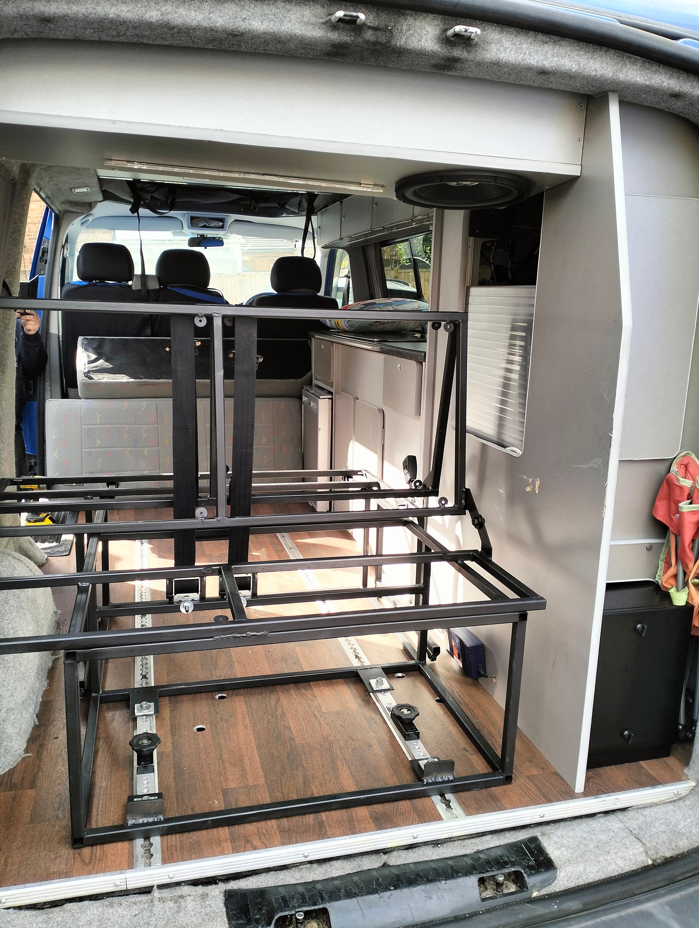 Campervan Bed Seat Rock and Roll Bed VW T4 T5 Transit Vivaro Vito Etsy UK