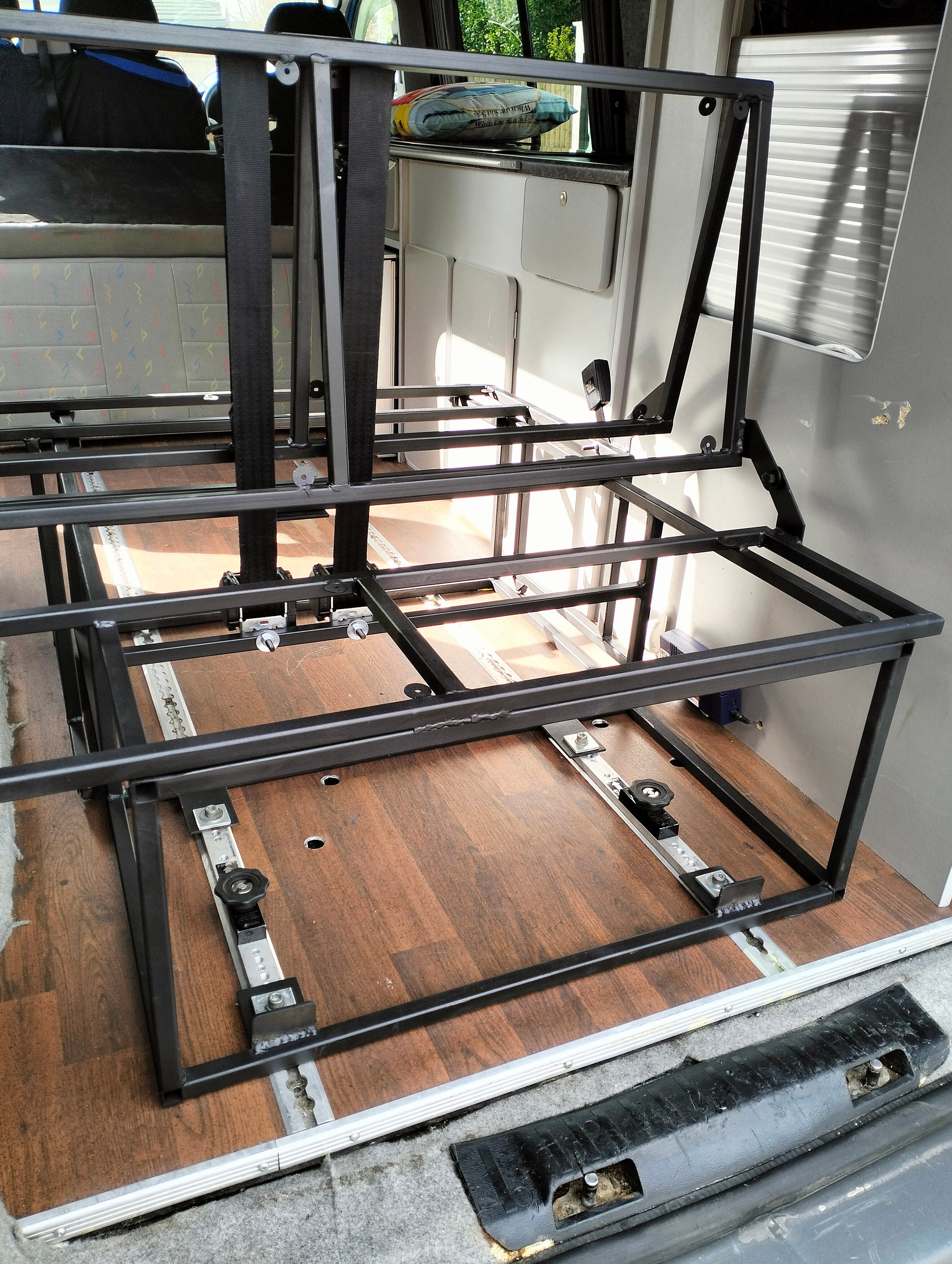 Campervan Bed Seat Rock and Roll Bed VW T4 T5 Transit Vivaro Vito Etsy UK