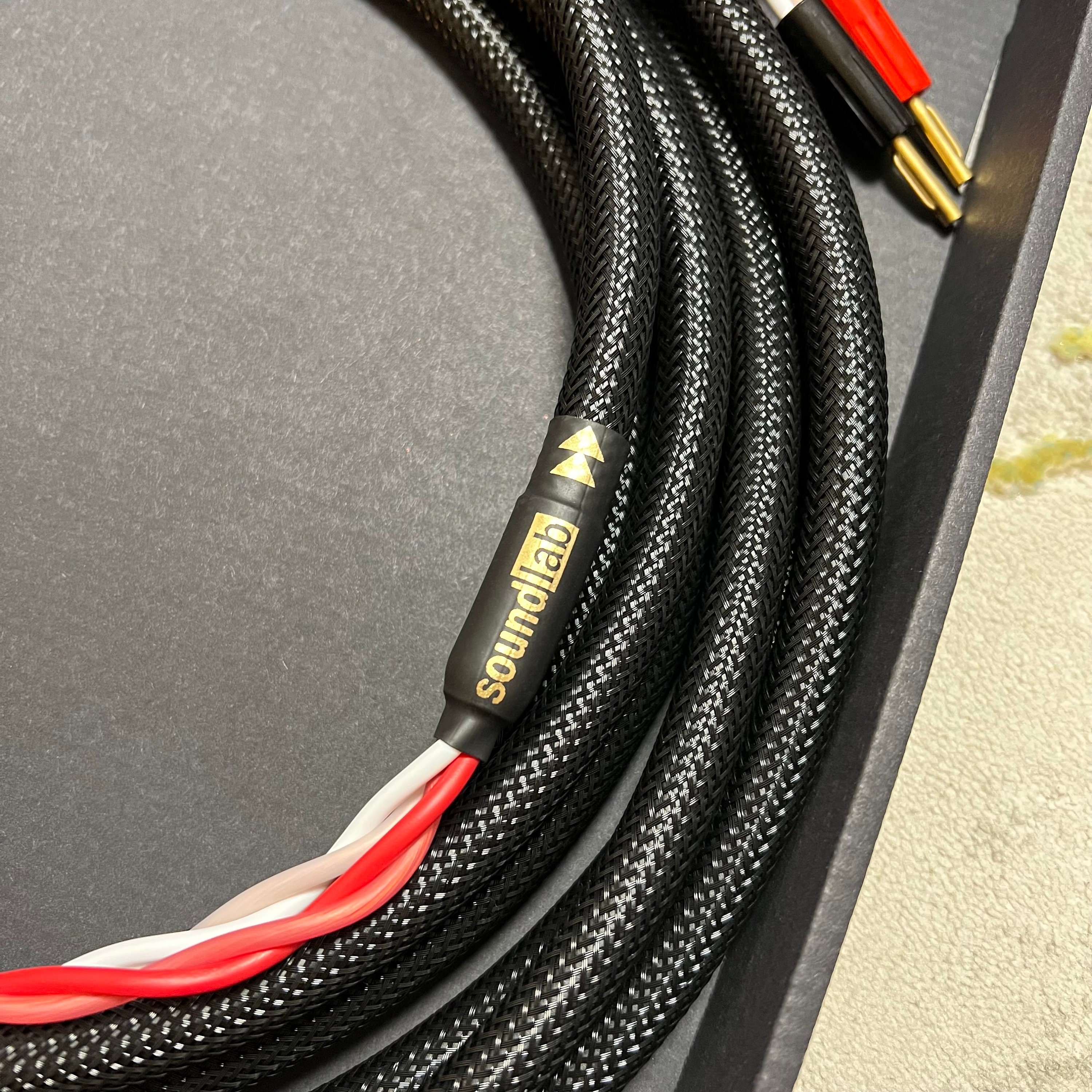 Soundlab Canare 4S11G Speaker Cable Pair With Professional Banana ...