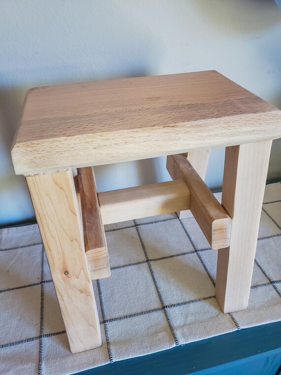 DIY Digital Guide for making wood stools,  digital woodworking plans, DIY Squared Stool Plans, Four-Legged Stool Guide, Build Your Own Plans