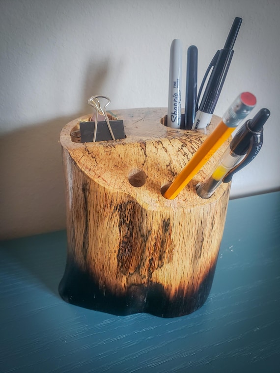 Easy Woodworking Project Make a Pencil Holder Digital Guide| Simple DIY Pencil Holder Step-by-Step Instructions for Woodworking Beginners
