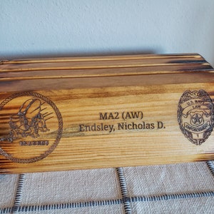 Personalized Wood Coin Display, Military Challenge Coin Holder ...