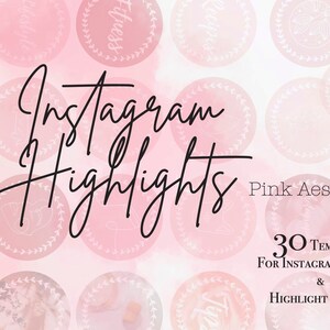 30 Instagram Canva Highlights| Instagram Highlight Covers| DIY Instagram Story Cover Design| Instagram Highlights Template| IG Branding
