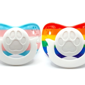 XL Paw Print Adult Pacifier ABDL image 7