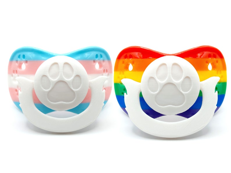 XL Paw Print Adult Pacifier ABDL image 7