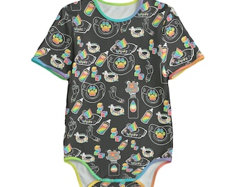 Rainbow Cuddlespace ABDL Onesie
