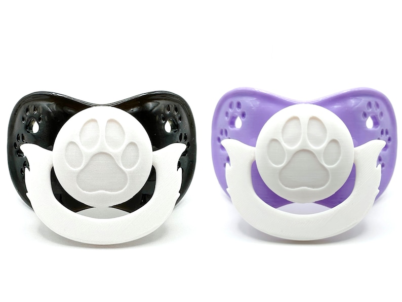 XL Paw Print Adult Pacifier ABDL image 5