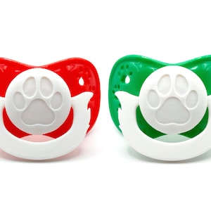 XL Paw Print Adult Pacifier ABDL image 4
