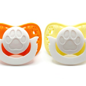 XL Paw Print Adult Pacifier ABDL image 6