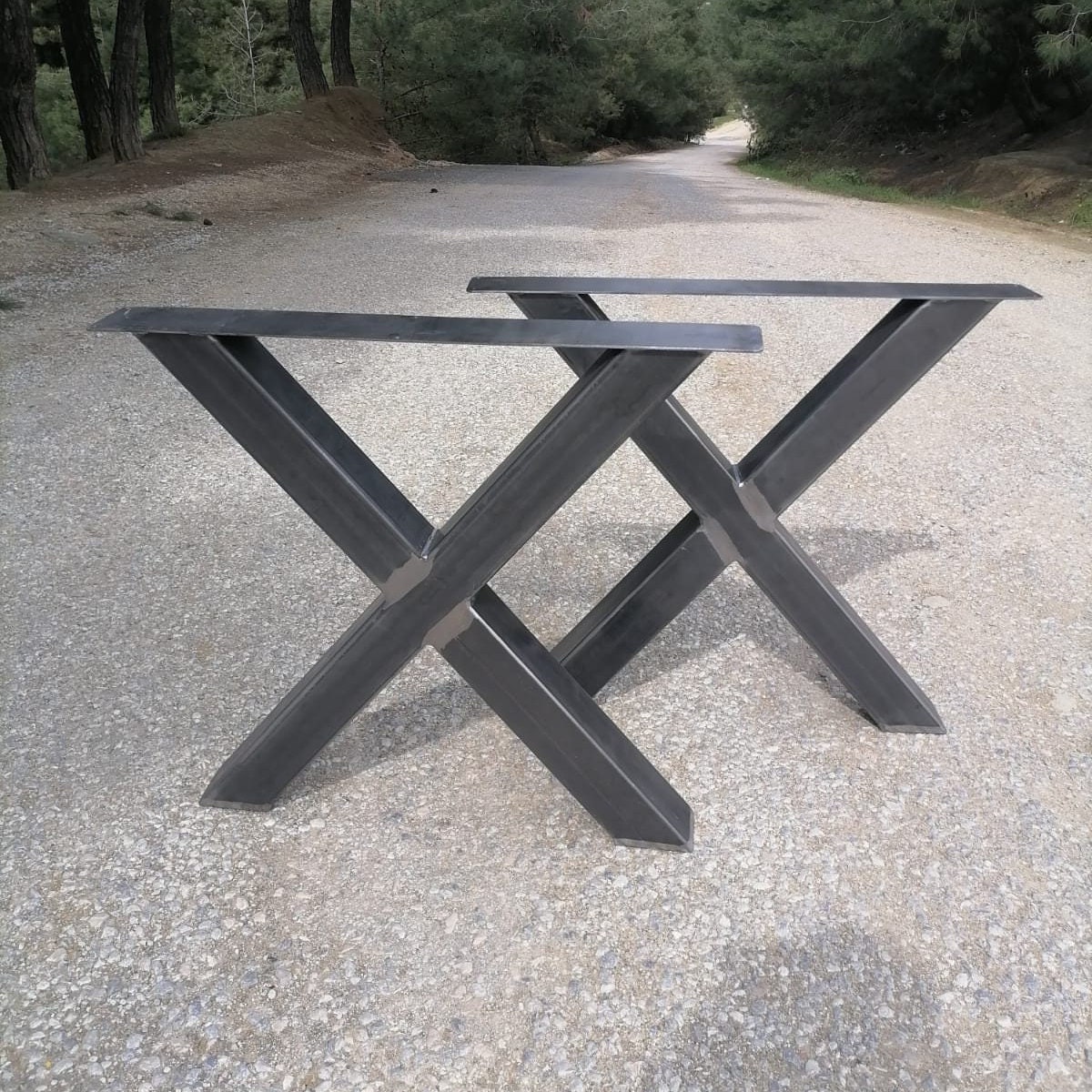 X Shape Table Legs Office Table Legs Dining Room Table Legs Etsy