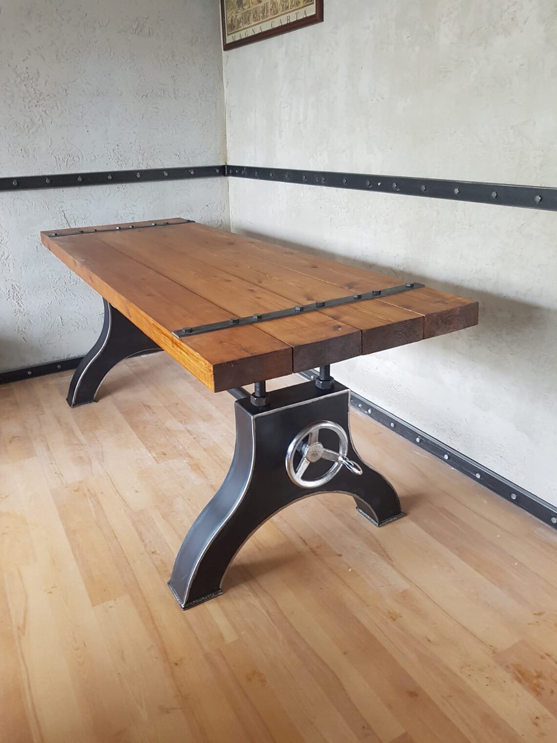 Industrial Style Table Industrial Design Table Custom Design Etsy