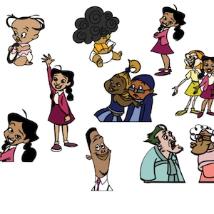 proud cartoon Layered svgs