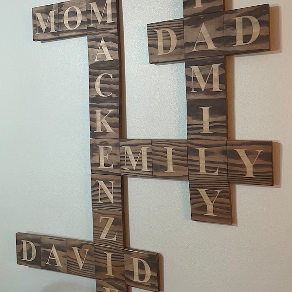 Crossword Art - Etsy