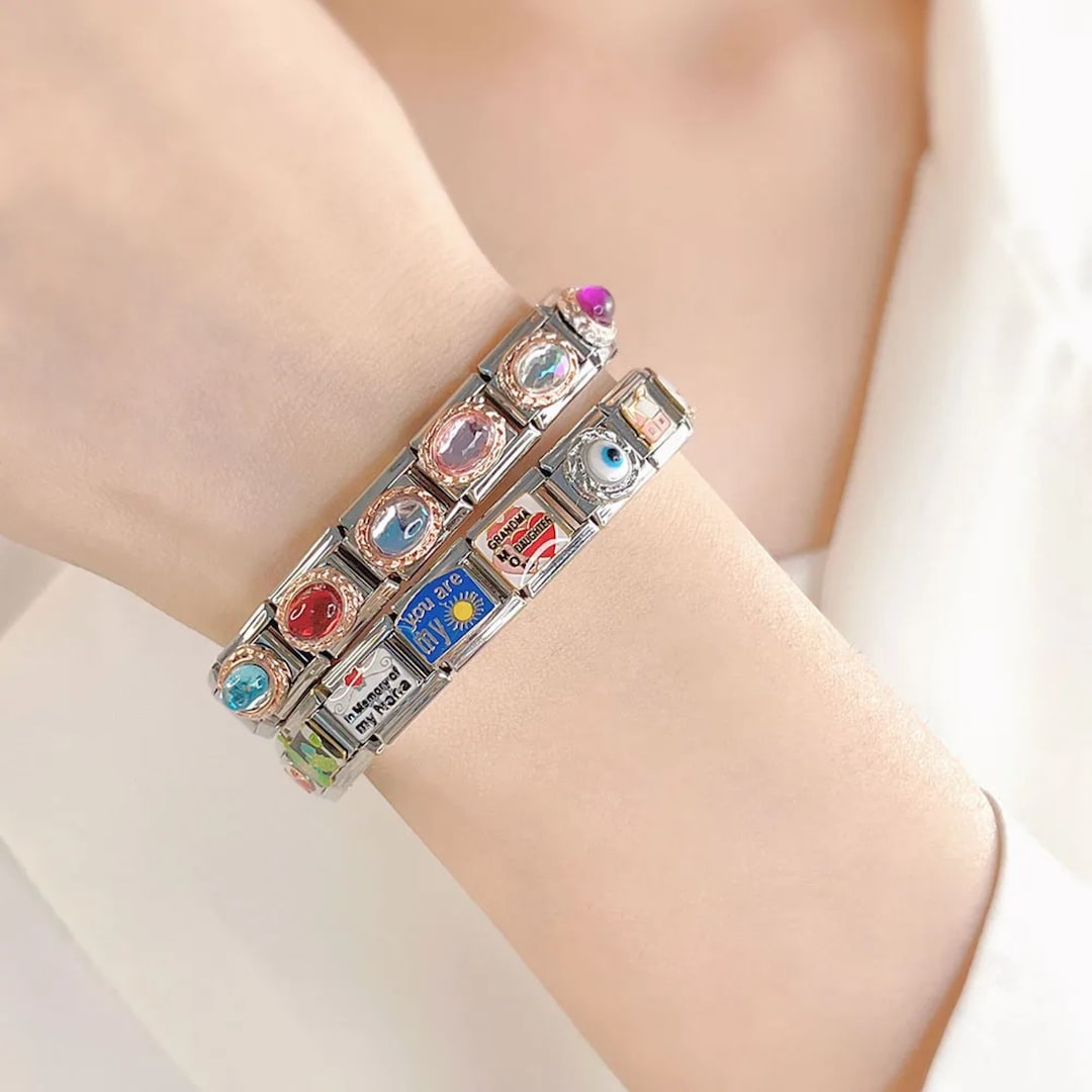 Italian Charms Bracelet Classic 9mm Charms Size Custom Bracelet Charm