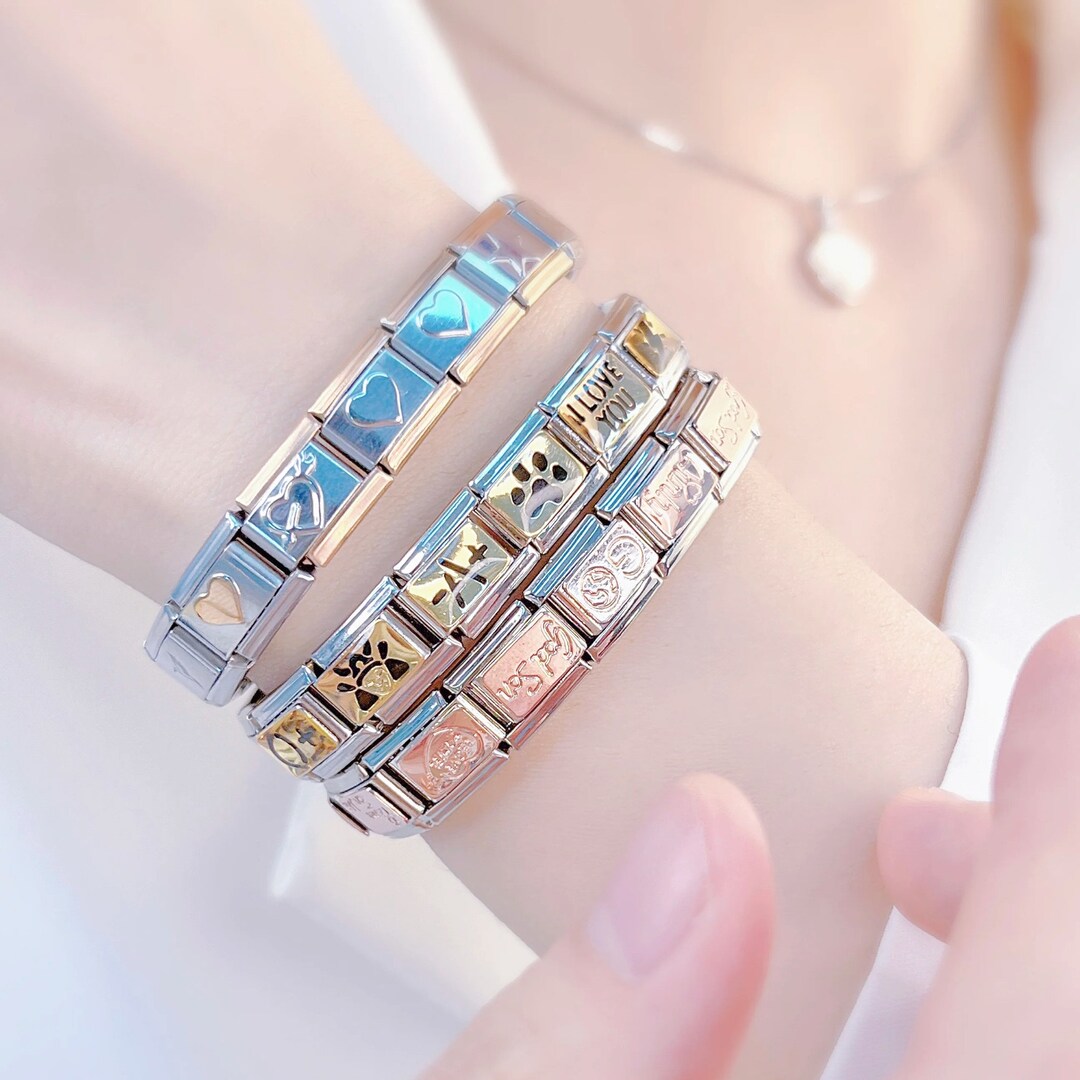 Italian Charms Bracelet Classic 9mm Charms Size Custom Bracelet Charm