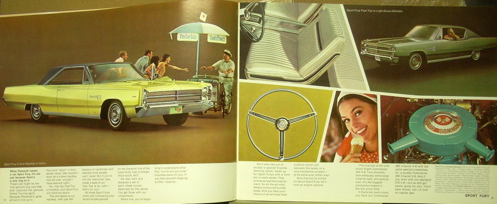 1967 Plymouth Fury I II III Sport VIP Wagons Sales Brochure Original Etsy