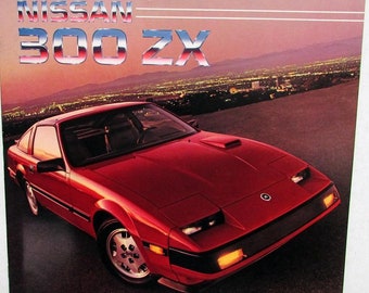 1985 Nissan 300 ZX Turbo & 2+2 Original Dealer Sales Brochure