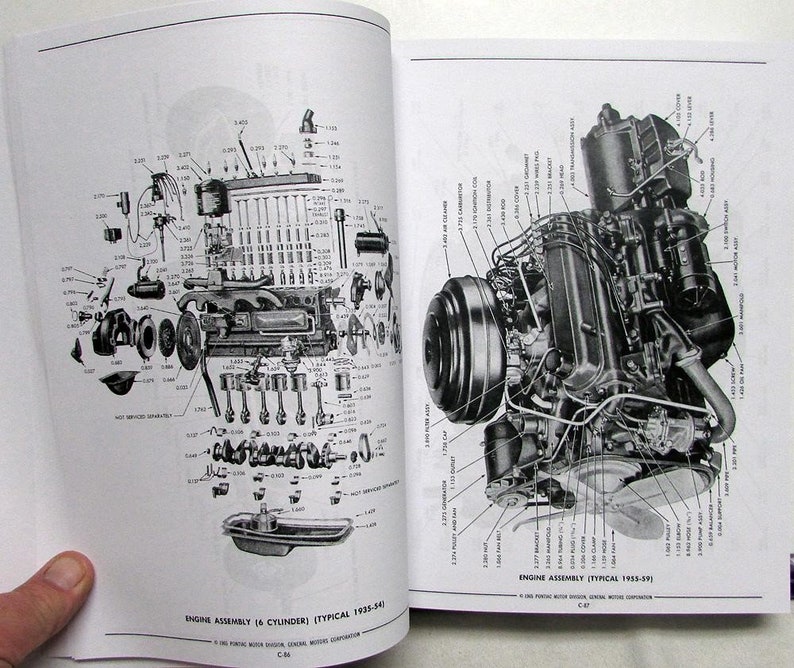19631966 Pontiac Chassis & Body Parts Catalog GTO Bonneville Tempest
