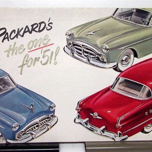 1951 Packard 200 300 Patrician 400 Sales Folder & Specifications