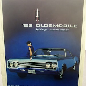 1965 Oldsmobile Prestige Sales Brochure 98 Starfire Delta Dynamic 88 442 F-85 +