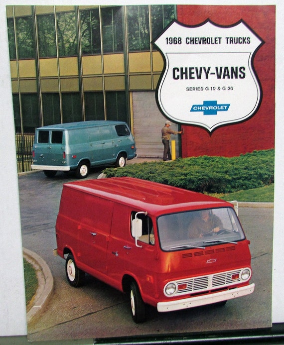 1968 Chevrolet Chevy Van G10 G20 Model Truck Dealer Sales