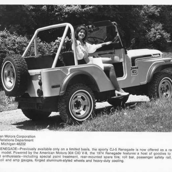 1974 Jeep Renegade CJ-5 Press Photo 0054