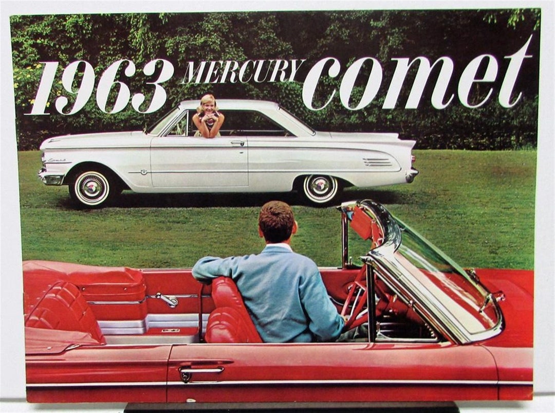 1963 Mercury Comet Dealer Sales Brochure Cyclone 260 S22 Custom Wagon