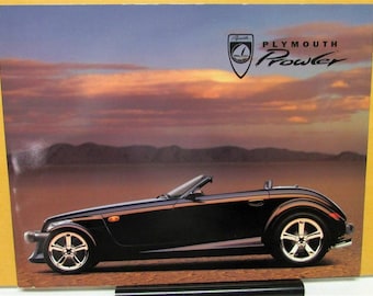 1999 Plymouth Prowler Dealer Large Prestige Color Brochure Folder