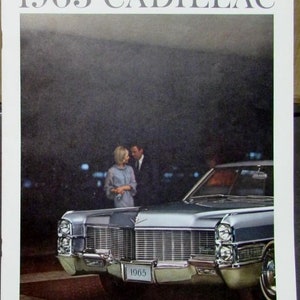 1965 Cadillac Fleetwood DeVille Serie Calais Color Folleto de ventas Original