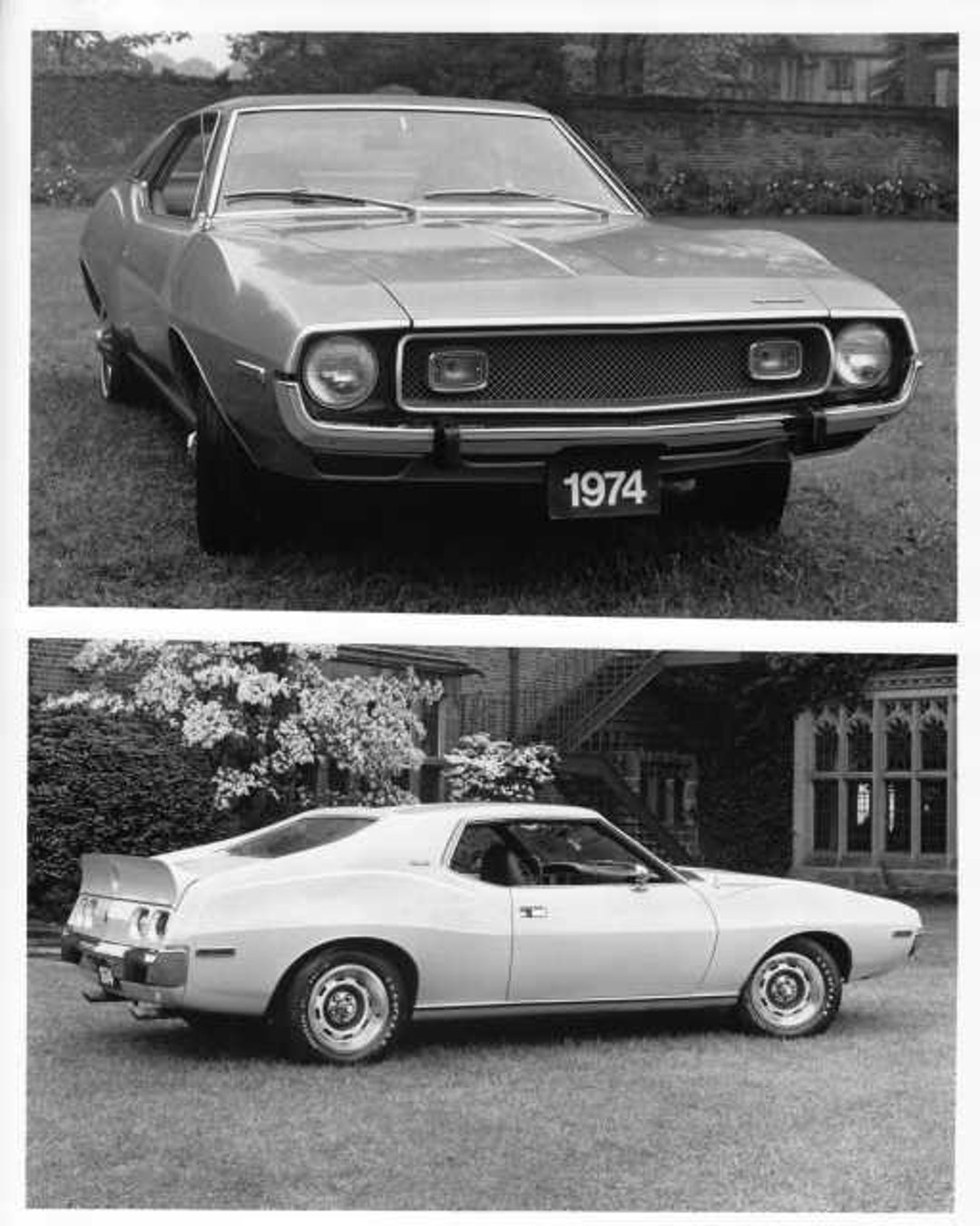 1974 AMC Javelin and AMX Press Photo and Release 0053 Etsy