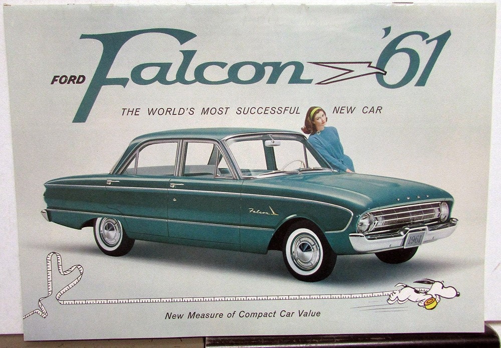 1961 Ford Falcon Sales Brochure With the Peanuts Characters Etsy