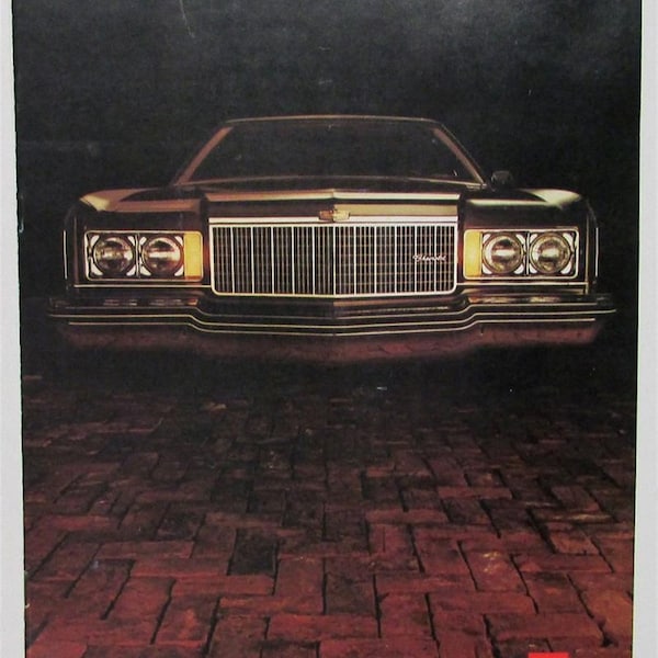 1974 Chevrolet Caprice Classic Impala Bel Air Color Sales Brochure Original