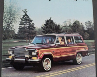 NOS 1985 Jeep Grand Wagoneer Original Dealer Sales Brochure