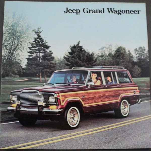 NOS 1985 Jeep Grand Wagoneer Original Dealer Sales Brochure