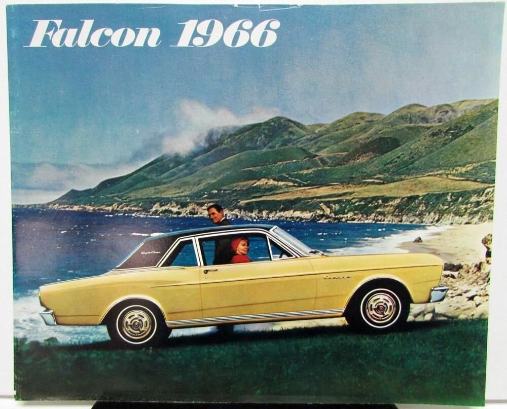 1966 Ford Falcon Sales Brochure Futura Deluxe Club Wagon Rev Etsy