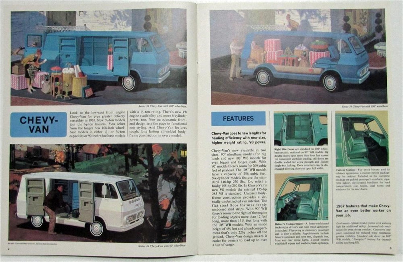 Chevy van 1967 sale