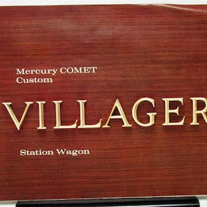 1962 Mercury Comet Custom Villager Dealer Sales Brochure Features Station Wagon