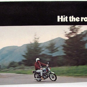 1970 Honda CB-175 K4 Motorcycle Dealer Sales Brochure Super Sport 175 Folder