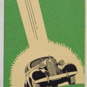 1936 General Motors Saving the Finish a Care of Automobile Finishes Sales Folder