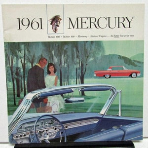 1961 Mercury Dealer Sales Brochure Meteor 600 800 Monterey Station Wagons