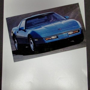 Original 1986 Chevrolet Corvette Dealer Sales Brochure Leaflet Sports Car