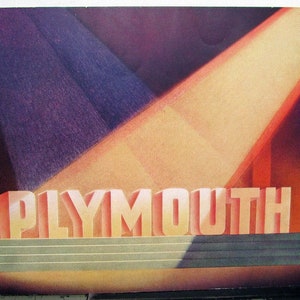 1936 Plymouth De Luxe Models Sedan Coupe Color Sales Brochure Original
