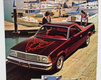 1980 Chevrolet El Camino Sales Folder