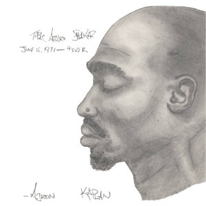 2pac Portrait (Print)