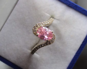 Pink Sapphire Ring, Pink Sapphire Engagement Ring, Pink Gemstone Ring, Wedding Ring, Birthstone Ring, Anniversary Ring, Gift for Her