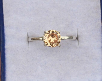 Morganite Ring, Gemstone Ring, 925 Sterling Silver Ring, Birthstone Ring, Statement Ring ,Natural Morganite, Gift For Her, Handmade