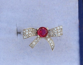 Anillo de rubí, Anillo de plata de rubí, Anillo hecho a mano, Regalo de Navidad, Anillo de bodas para mujer Anillo de piedras preciosas, Anillo de plata 925, Anillo de mujer, Regalo para ella